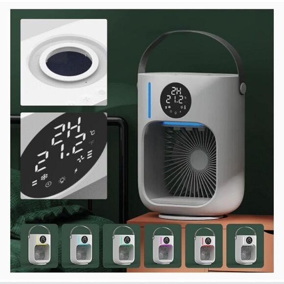 Portable Air Conditioner ,Portable Air Conditioner Fan,Quiet Personal Air Cooler - Picture 2 of 4